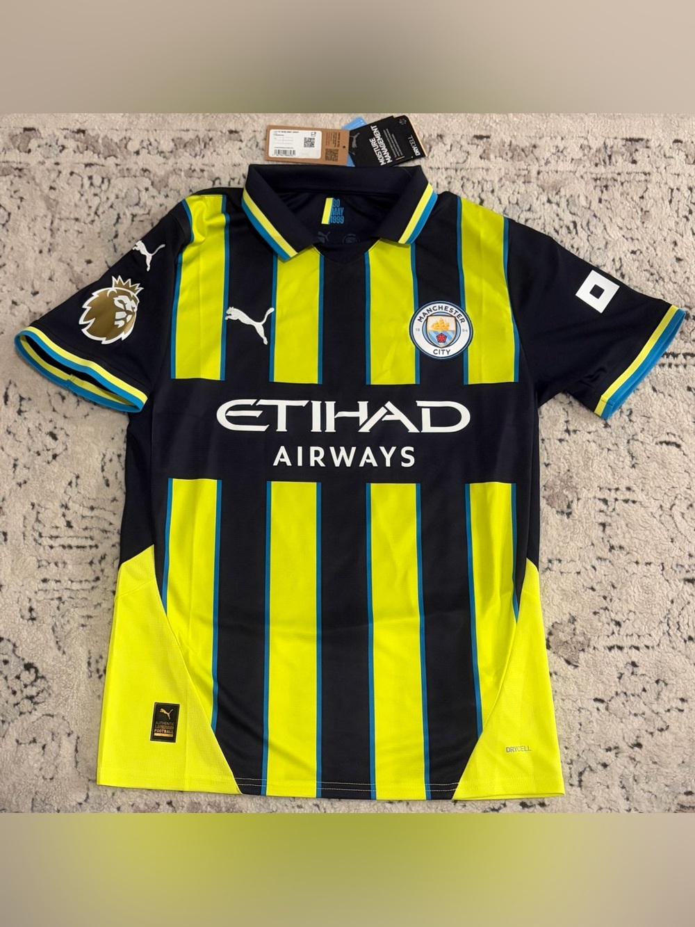 Puma Official 2024/2025 Manchester City Erling Haaland 775086-02 Jersey Men’s S